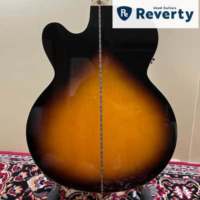2016 Epiphone EJ-200SCE/VS Sunburst Jumbo Acoustic-Electric Guitar w/Case image 9
