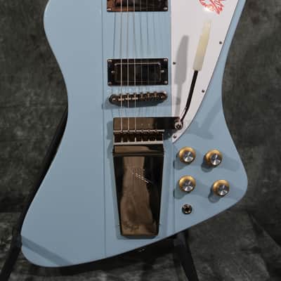 Epiphone Inspired by Gibson Custom 1963 Firebird V Frost Blue w/ FREE Same Day Shipping image 1