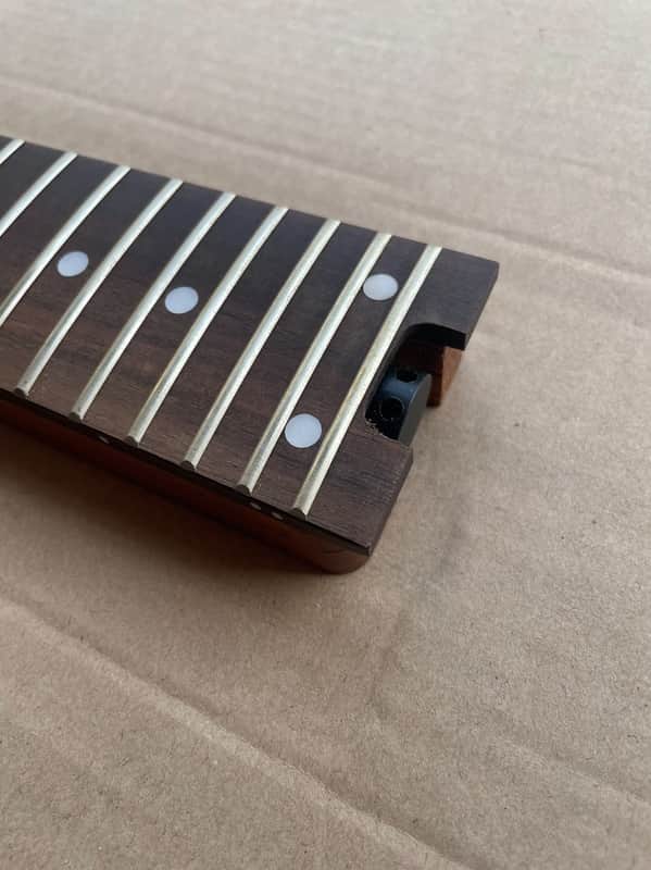 Roasted Maple Headless Guitar Neck with Rosewood Fingerboard, Wheel Truss Rod -24 Frets image 1