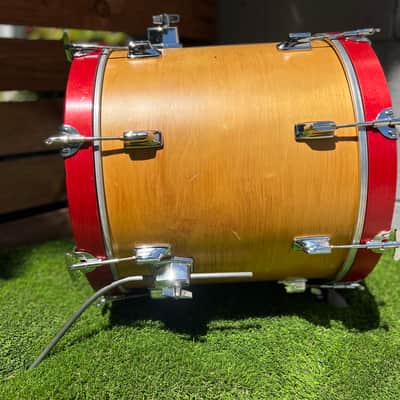 Tama Superstar 18” floor tom + Bass drum conversion kit Natural finish image 7