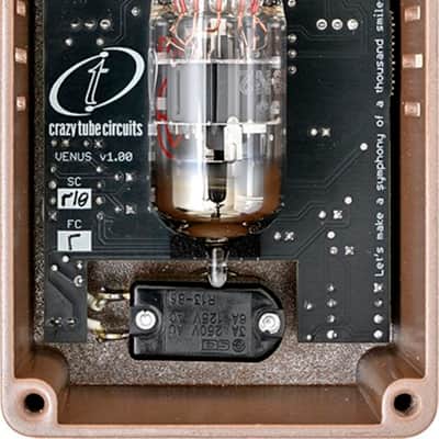 Crazy Tube Circuits Venus Overdrive Effects Pedal, Original Beige image 3