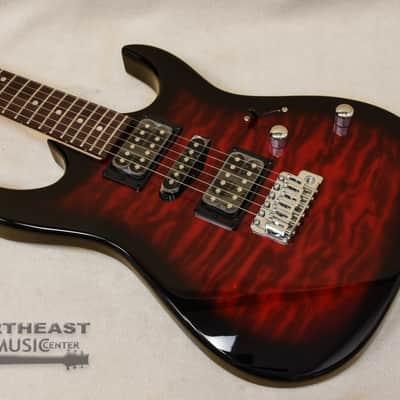 Ibanez GRX70QA - Transparent Red Burst image 5