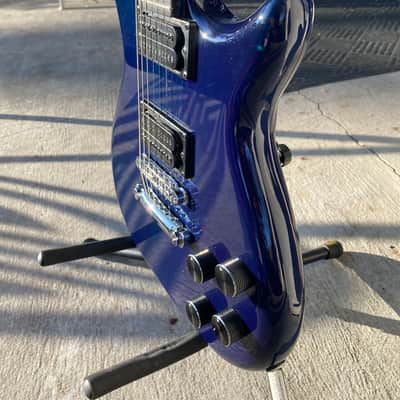 Carvin SC90 Single Cut, Neck Through 90s - Transparent Blue Gloss image 11