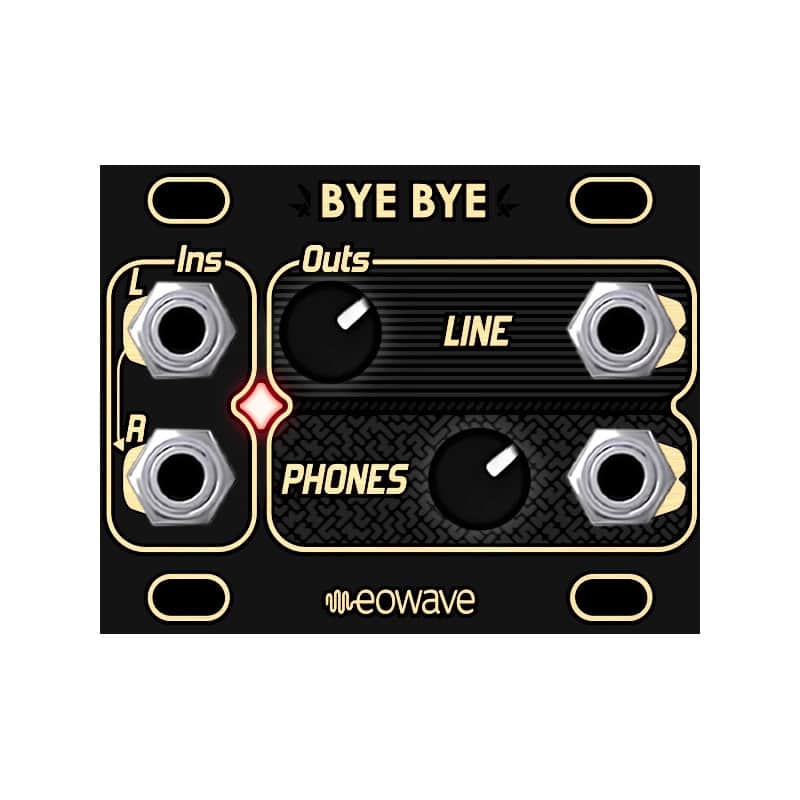 Eowave Bye Bye Eurorack Audio Output 1U Module image 1