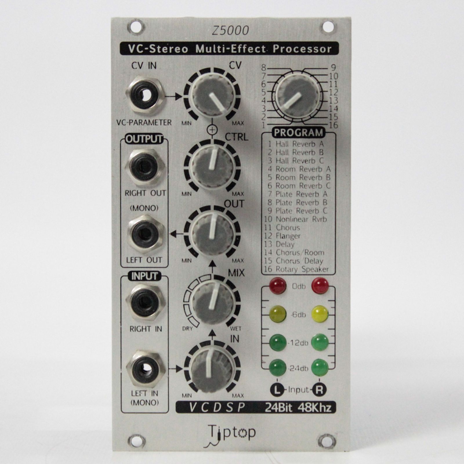 Tiptop Audio Z5000 VC-Stereo Multi-Effect Processor | Reverb