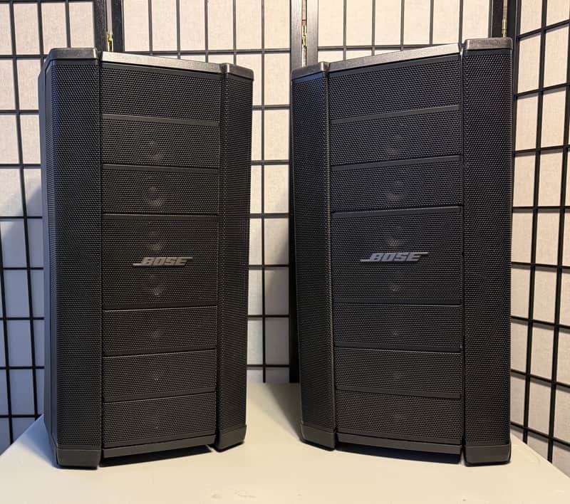 Pair of Bose F1 PA Speakers 2016