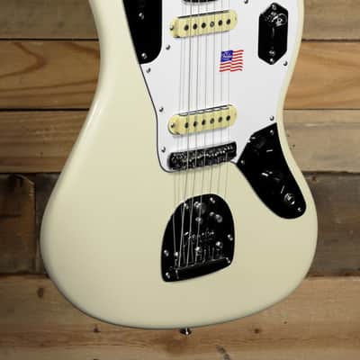 Fender Johnny Marr Jaguar Electric Guitar Olympic White w/  Case "Mint Condition" image 2