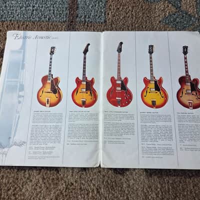 Vintage 1966 Gibson Full-Line Full-Color Catalog! Rare, Original Case Candy, Paperwork! image 4