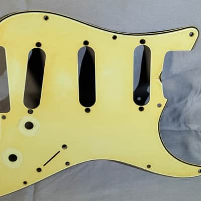 Fender Stratocaster Celluloid / Nitrate Pickguard USA Late 1959 thru 62 Mint Green 11 hole image 1