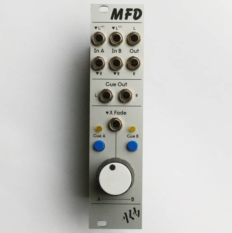 ALM/Busy Circuits ALM044 MFD DJ Crossfade / Stereo VCA Eurorack Synth Module 2023 - Present - Silver Bild 1