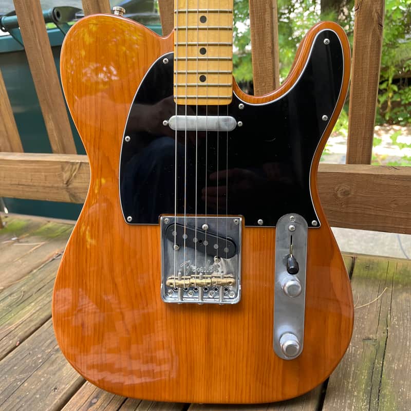 Fender American Professional II Telecaster with Maple Fretboard 2020 - Present Natural Roasted Pine
