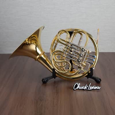 Stephens Series II Schmidt Style Bb/F Double Horn - Raw Brass image 2