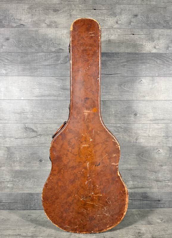 Gibson GEIB Brown Case for L-5s, L-7s, ES-350, 17" Models 1950 Era image 1