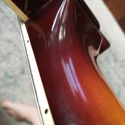 Memphis Les Paul /Set Neck/ Matsumoku  Tobacco Burst/ Original Case image 13