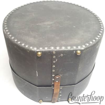 *Leedy 12-14x16"Floor Tom Drum Tenor Hard Shell Drum Case Fiber Vintage 40s USA* image 4