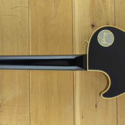 Gibson Custom M2M 1957 Les Paul Custom Reissue 2-Pickup VOS Ebony Carmelita Neck Lightweight Body 751095 image 2