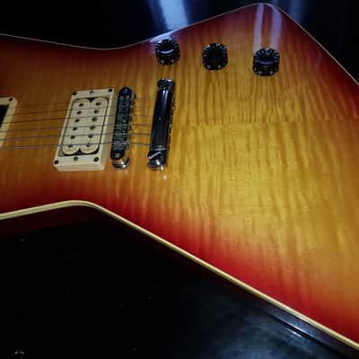 Hamer Standard usa Bound And Crown Vintage Cherry Sunburst Flamed Top 4 Digit serial! image 2