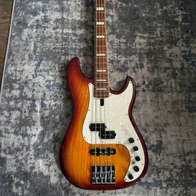 Sire Marcus Miller P8 4 String Bass Tobacco Sunburst w/ DiMarzio 60s pickups image 2