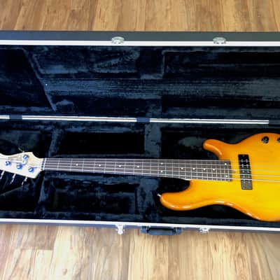 Moollon B524  Custom 5 String Bass guitar -  P precision style w Original Case image 1