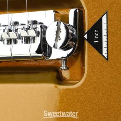 Danelectro Fifty Niner DC Semi-hollowbody Electric Guitar - Gold Top (59RGoldTopd1) image 5