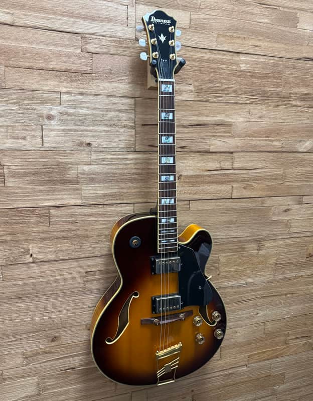 Ibanez AF120-BS Artstar Hollow Body Guitar- 2002 - Brown Sunburst- 6lbs 8oz w/Roadrunner hard case image 1