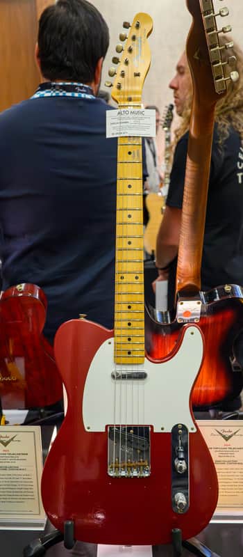 (Pre-Order) Fender 1958 Top-load Telecaster - Journeyman Relic - 2026 Collection - Time Machine Series - Custom Built, Firemist Red - 2026 Summer Dealer Event #64 - Brand New