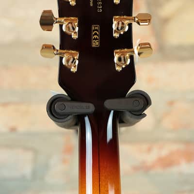 GRETSCH Broadkaster LX Figured Center Block - w/Bigsby, Gold Hardware & Ebony - Havana Burst image 23