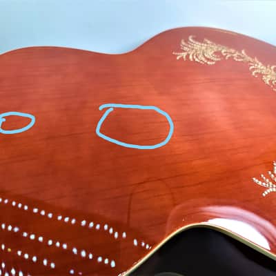Estaban Rock On Collection 2009 Limited Edition Acoustic/Electric Amber Ice Guitar Extremely Rare image 10