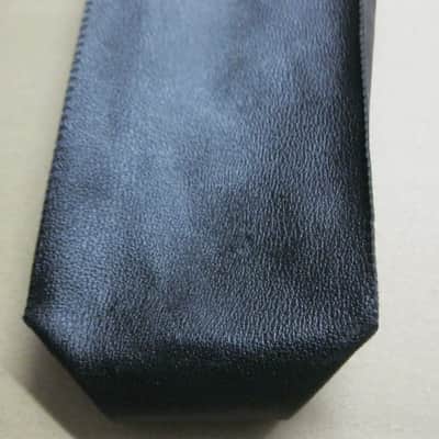 lightly used genuine BOSS vinyl pouch for FV300H, FV300L, and similar size size Boss pedals (NO pedal included) 1990s - Black Vinyl Exterior / Black Thin Canvas Interior image 17