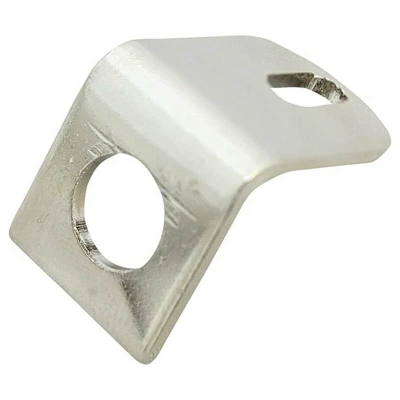 NEW Banjo L Shaped Brass Tailpiece Holder Prewar Reissue Style image 1