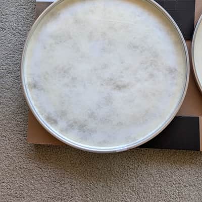 Evans 2x20" EMAD Calftone Bass Drum Head Set - 2 head set image 5
