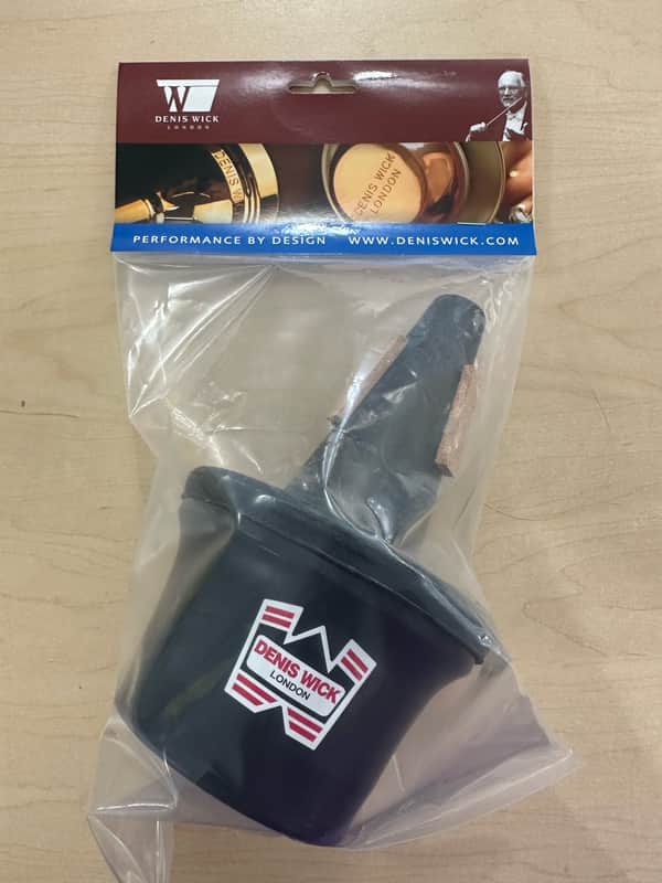 Denis Wick DW5575 Trumpet Synthetic Cup Mute 2017- Present - Black image 1