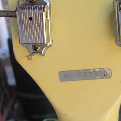 LOTUS Les Paul circa 70s/80s White finish vintage electric guitar plays and sound great image 9