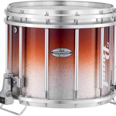 Pearl Championship Maple Varsity FFX Marching Snare Drum Fade Top Finish 13 x 11 in. Garnet Silver #974 image 2