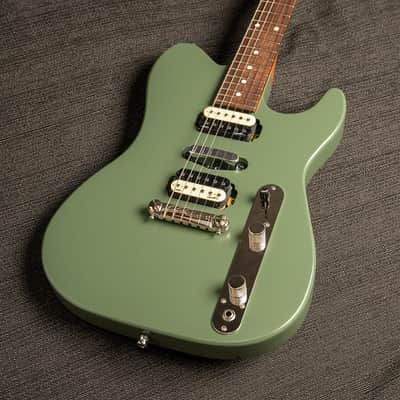 Godin Radium RN SF Matte Green 2025 Electric Guitar w/Deluxe Gig Bag image 1