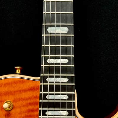 Knaggs Guitars - Kenai - Amber Burst - T2 Top, Body, Head Stock, P90's - Block Inlay - Gold Hardware - OHSC - Call for Best Price !!! image 9