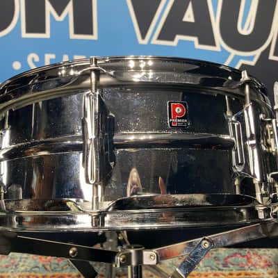Premier - 14 × 5″ PD6021 8-Lug Metal Snare Drum 1974 image 1