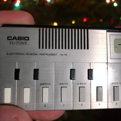Casio VL-10 VL-Tone Pretty Rare Vintage Cult Machine 29-Key Synthesizer Keyboard - Silver image 3