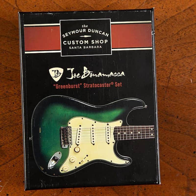Seymour Duncan Joe Bonamassa '64 Greenburst Signed Strat Pickup Set 2025 image 1