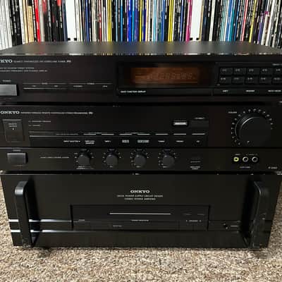 Onkyo M-5140/P-3160/T-4120 Power Amplifier Preamplifier Tuner w/ Remote TESTED ✅ image 2