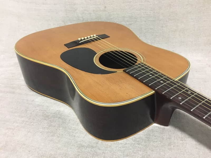 Vintage 1975 Morris W-20 Dreadnought Acoustic Guitar Japan MIJ