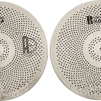 Agean Cymbals 14" Flat R X-tra Low Noise(Low Volume) Hi-hat image 3