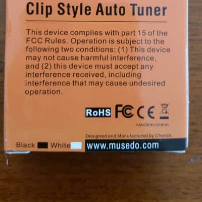 Musedo T-40 Clip-On Tuner for Guitar Bass Violin Ukulele Includes Battery Sweet! image 4