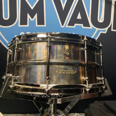 Joyful Noise - 6.5x14" TKO Brass Reserve Snare Drum with Case 2024. MINT! image 1