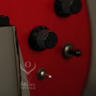 1980's Fender Contemporary Power Jazz Bass Special MIJ Candy Apple Red image 6