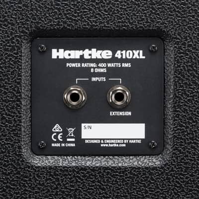 Hartke 410XL V2 4 x 10" Aluminum Driver Bass Cabinet. 400 watts 8 ohms image 3