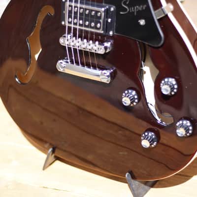 Hagstrom Super Viking - Transparent Brown York Signature image 4