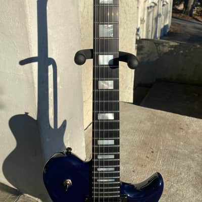 Carvin SC90 Single Cut, Neck Through 90s - Transparent Blue Gloss image 13