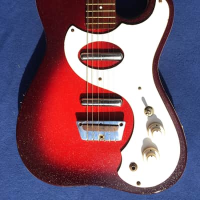 Silvertone 1457 1960 Red Sparkle image 3