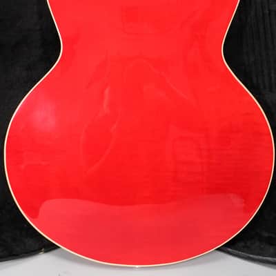 2018 Heritage H-535 Trans Red Semi-Hollow w/OHSC image 4